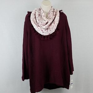 Style & Co. Printed Velvet Scarf